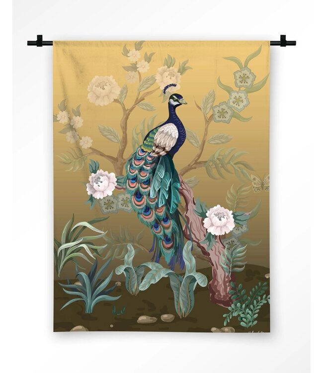Urban Cotton Wandkleed Peacock