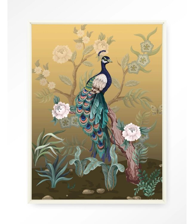 Urban Cotton Wandkleed Peacock