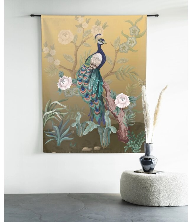 Urban Cotton Wandkleed Peacock