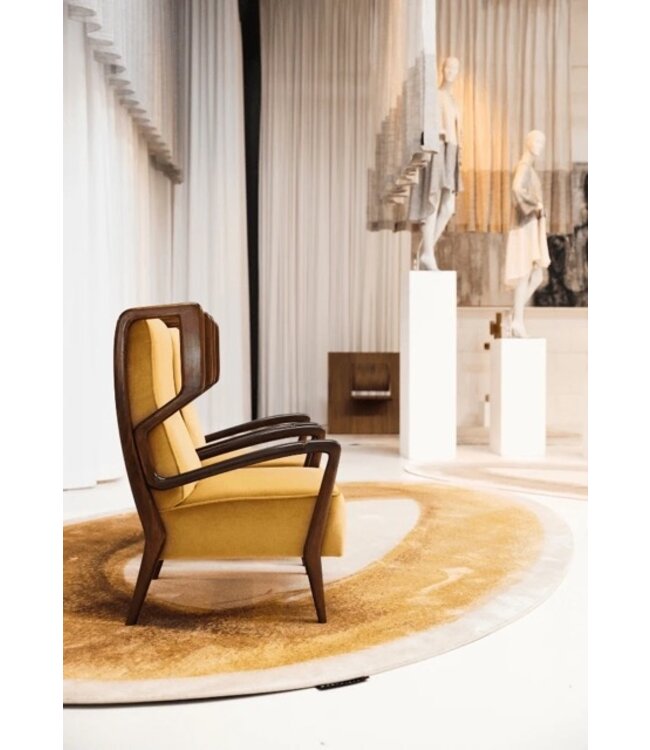 Mart Visser vloerkleed Brush Ovale Kleur 69: Ocker Brown