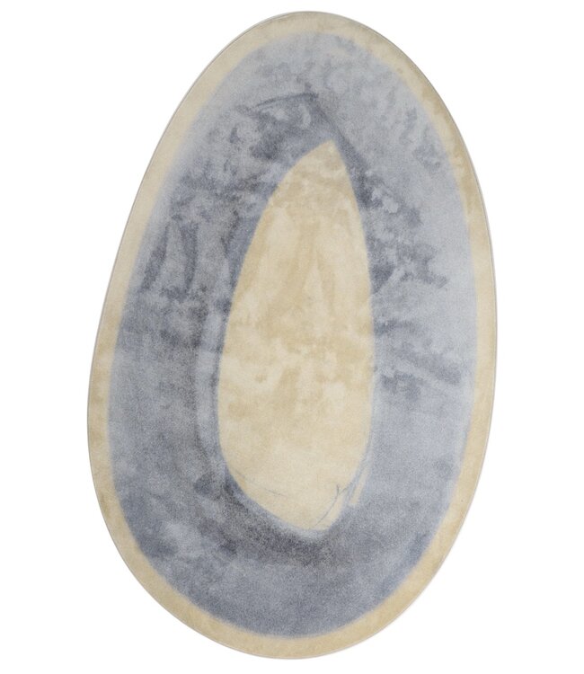 Mart Visser vloerkleed Brush Ovale Kleur 32: Petrol Grey