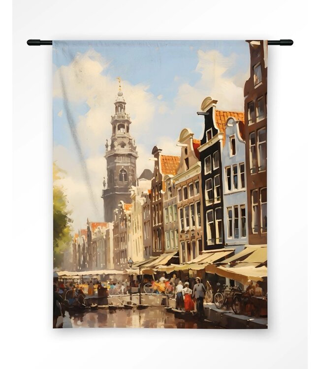 Urban Cotton Wandkleed Amsterdam