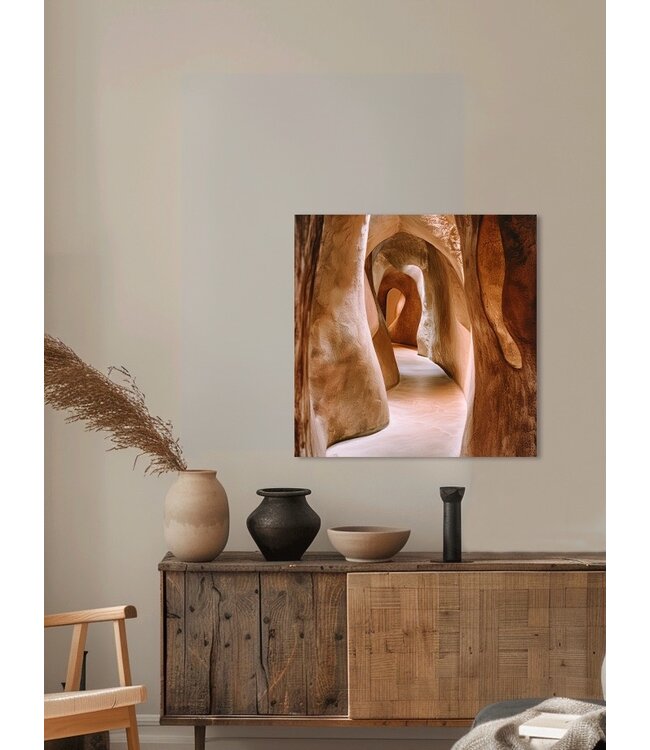 Wandkraft Ethereal Passage op dibond