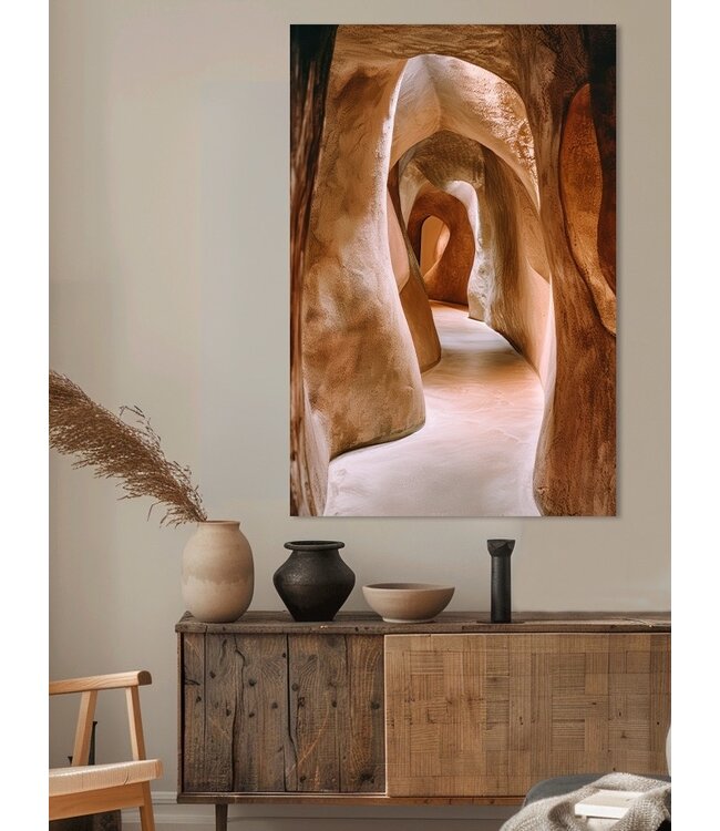 Wandkraft Ethereal Passage op dibond