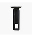 Raw Materials wandtafel Bullnose zwart