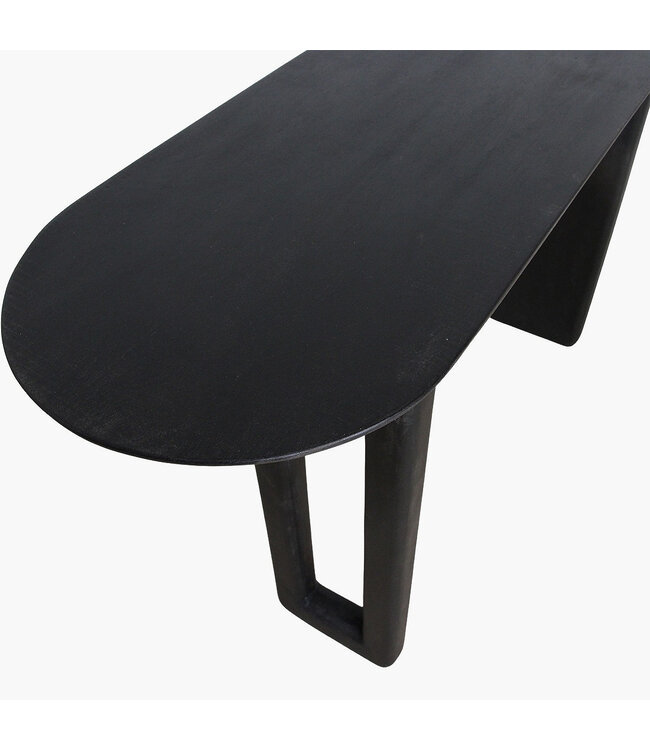 Raw Materials wandtafel Bullnose zwart