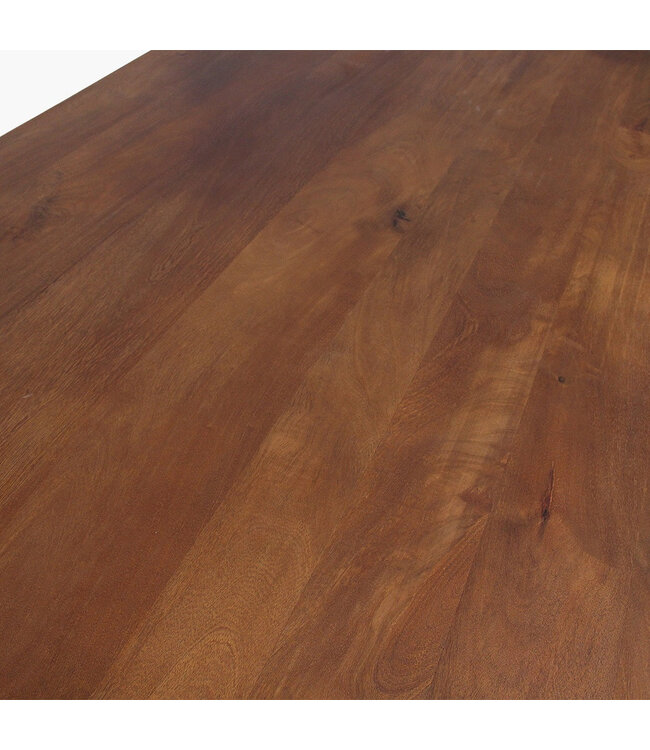 Raw Materials eettafel Bullnose Bruin Teardrop