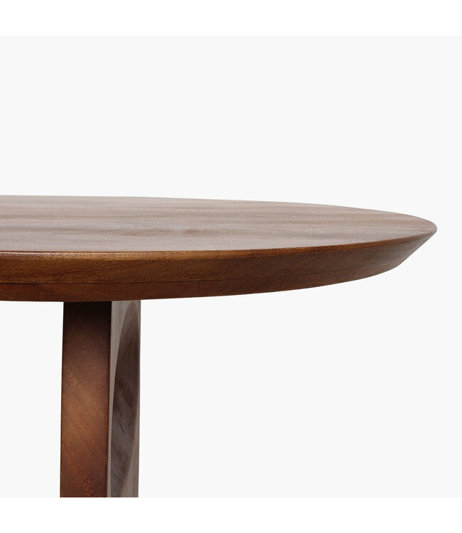 Raw Materials eettafel Bullnose Bruin Teardrop