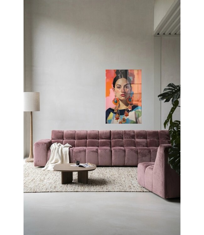 Urban Cotton glasschilderij Signorita