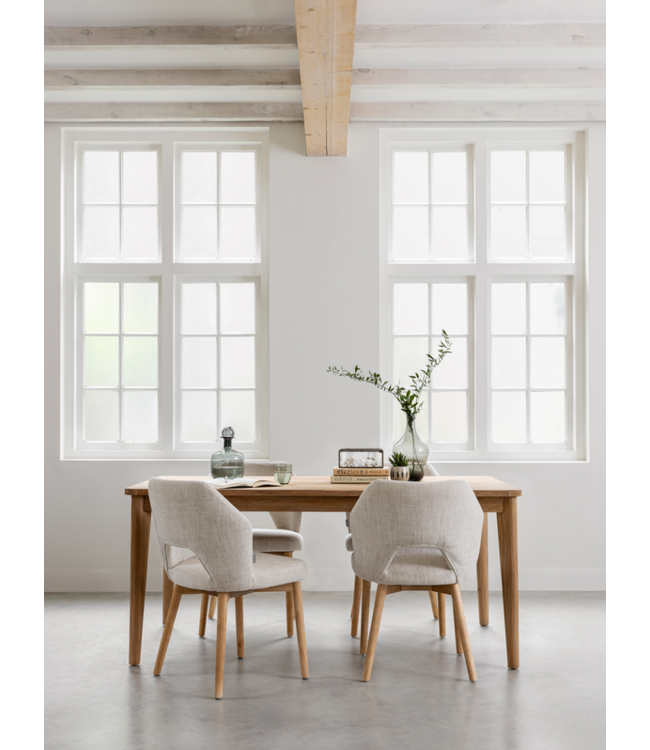 Must Living eetkamerstoel Blossom in Polaris Natural