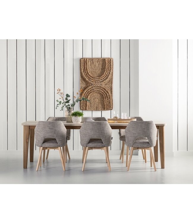 Must Living eetkamerstoel Blossom in Polaris Bruin