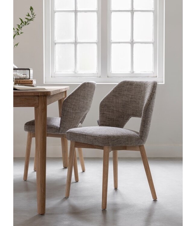 Must Living eetkamerstoel Blossom in Polaris Bruin