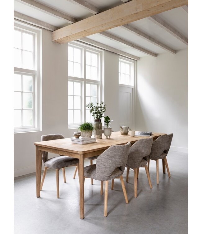 Must Living eetkamerstoel Blossom in Polaris Bruin