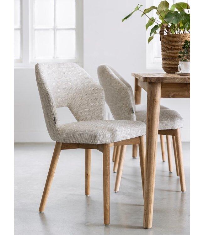 Must Living eetkamerstoel Blossom in Polaris Natural