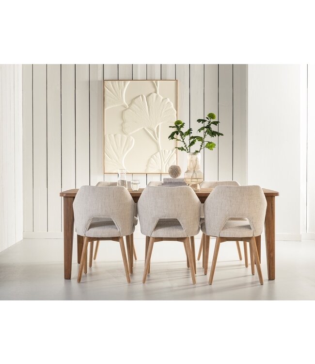 Must Living eetkamerstoel Blossom in Polaris Natural