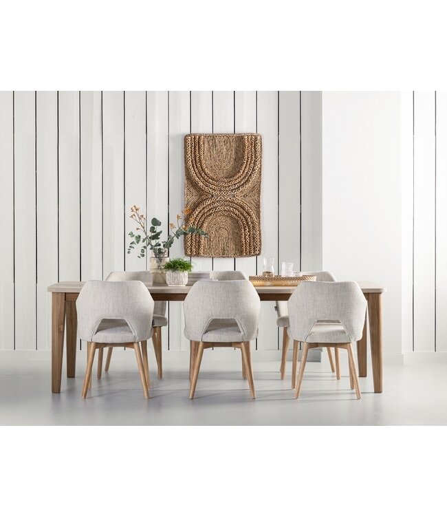 Must Living eetkamerstoel Blossom in Polaris Natural