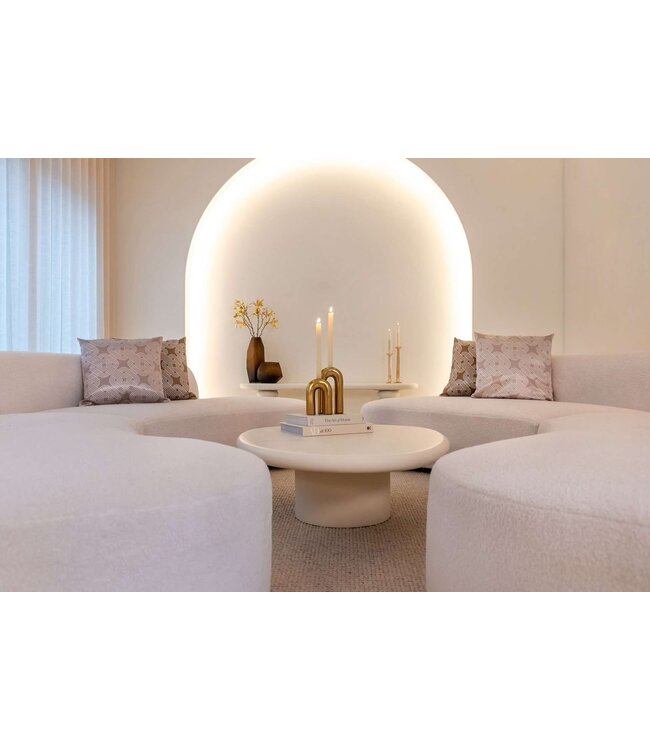 Richmond Interiors Salontafel Bloomstone 110x90 (White)