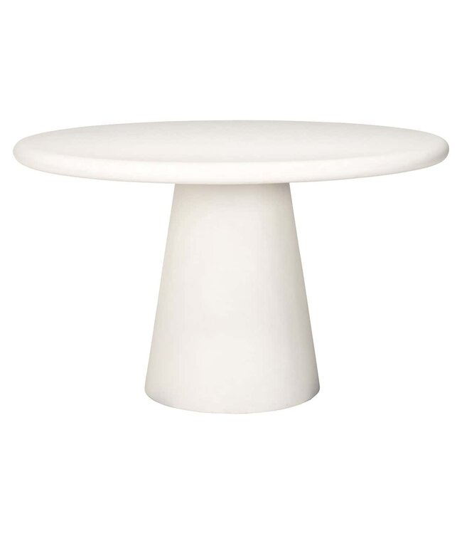 Richmond Interiors eettafel Bloomstone White, Rond  130  cm
