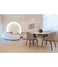 Richmond Interiors eettafel Bloomstone White, Rond  130  cm