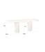Richmond Interiors eettafel Bloomstone White, organisch gevormd  260  cm