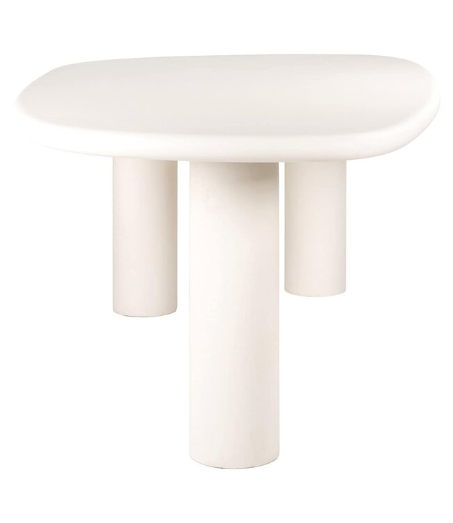 Richmond Interiors eettafel Bloomstone White, organisch gevormd 235 cm