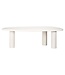 Richmond Interiors eettafel Bloomstone White, organisch gevormd 235 cm