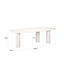 Richmond Interiors eettafel Bloomstone White, organisch gevormd 235 cm