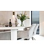 Richmond Interiors eettafel Bloomstone White, organisch gevormd 235 cm