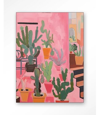 Urban Cotton Wandkleed Cactus Party