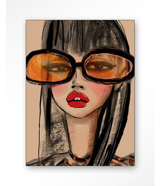 Urban Cotton Wandkleed Sunny Orange