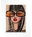 Urban Cotton Wandkleed Sunny Orange
