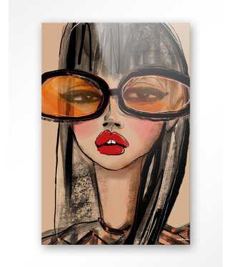 Urban Cotton Glasschilderij Sunny Orange