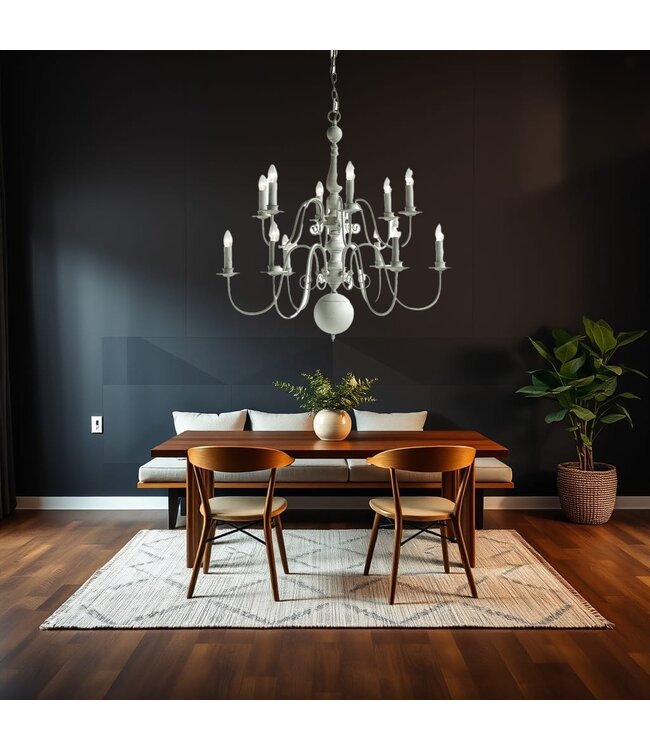Leclercq & Bouwman kroonluchter Palermo 16-lichts