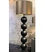 Leclercq & Bouwman vloerlamp Boss met 5 bollen Black Textured