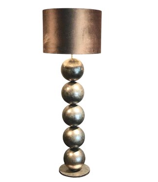 Leclercq & Bouwman Leclercq & Bouwman vloerlamp Boss 5 bollen Silver Cream