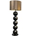 Leclercq & Bouwman vloerlamp Boss met 5 bollen Black Textured