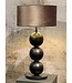 Leclercq & Bouwman tafellamp Boss Black Textured 3 bollen