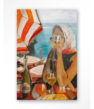 Urban Cotton Glasschilderij Aperol o'clock Urban Cotton Glasschilderij Aperol o'clock