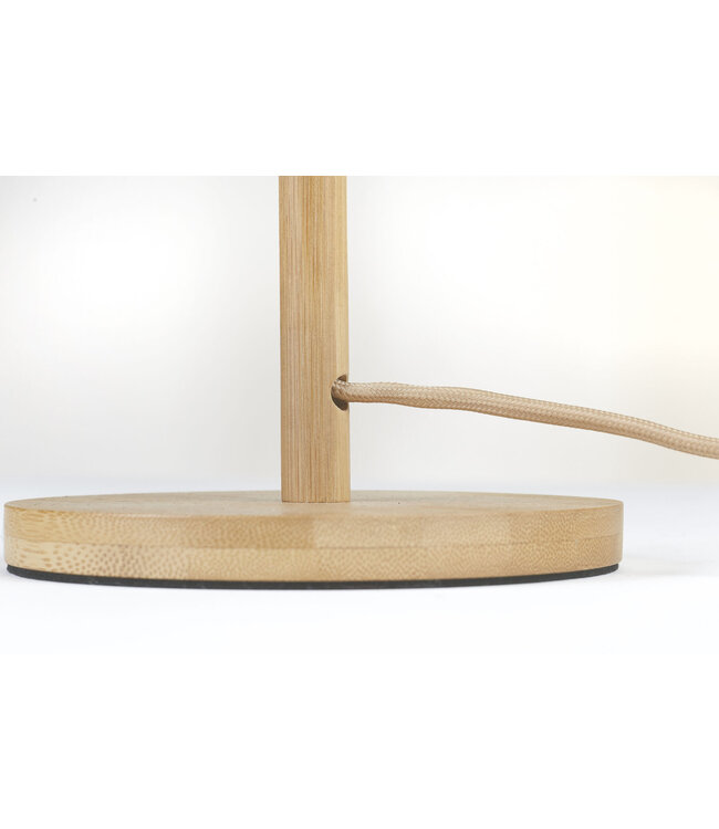 Good&Mojo vloerlamp Java bamboe naturel met spot