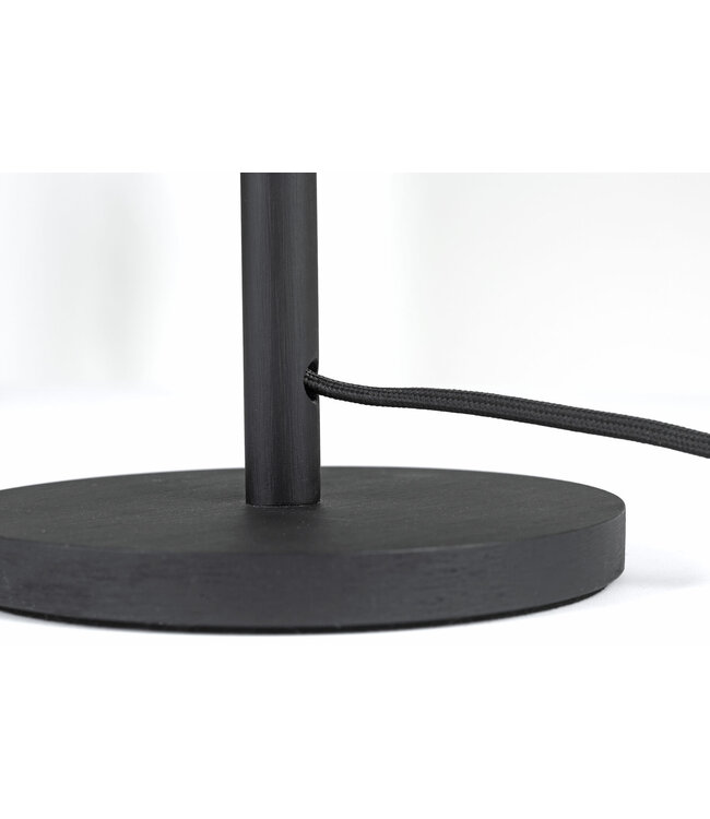 Good&Mojo vloerlamp Java bamboe zwart met spot