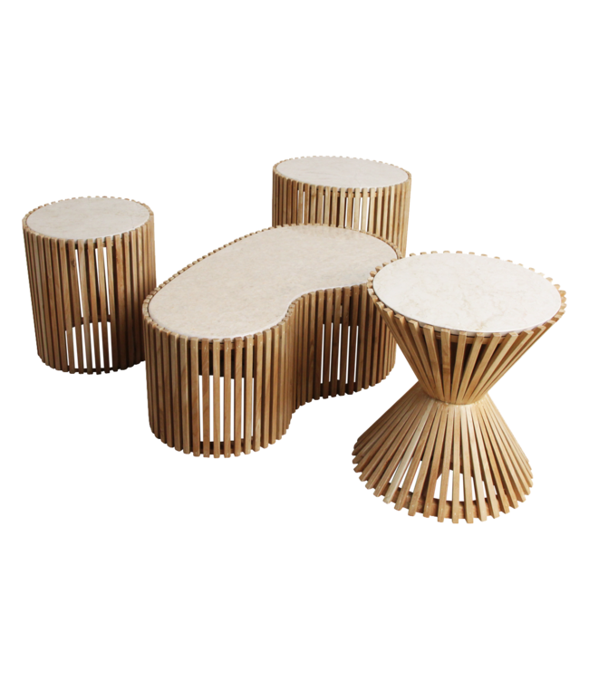 Raw Materials Infinity bijzettafel Hourglass