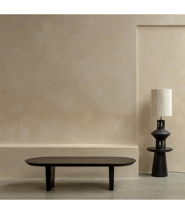 Raw Materials salontafel Bullnose zwart