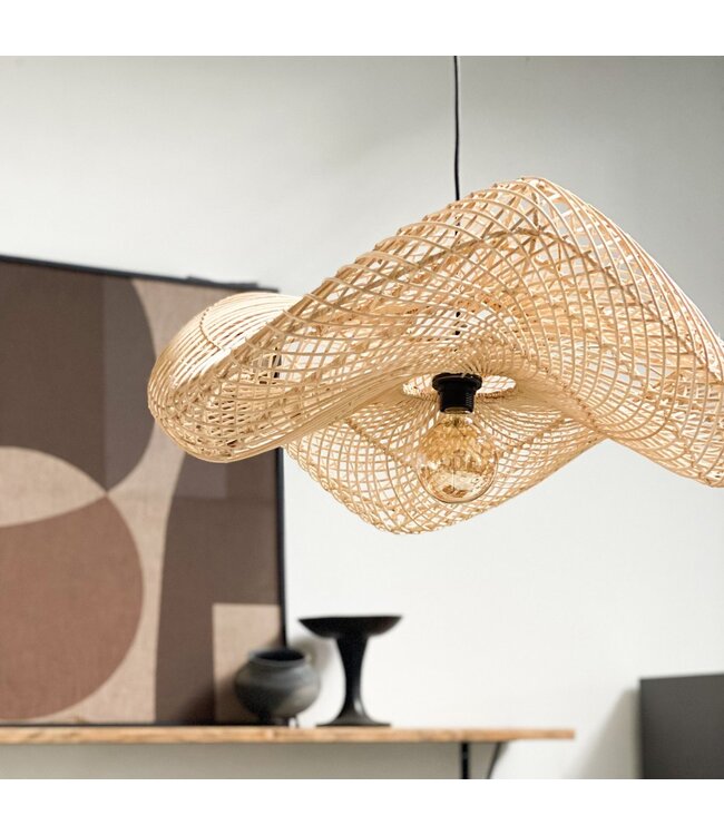 Raw Materials hanglamp Wave naturel large
