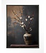 Urban Cotton Wandkleed Dark Blossom Vase