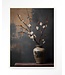 Urban Cotton Wandkleed Dark Blossom Vase