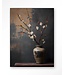 Urban Cotton Wandkleed Dark Blossom Vase