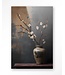 Urban Cotton glasschilderij Dark Blossom Vase