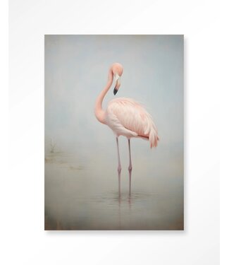 Urban Cotton Wandkleed Flamingo Vintage
