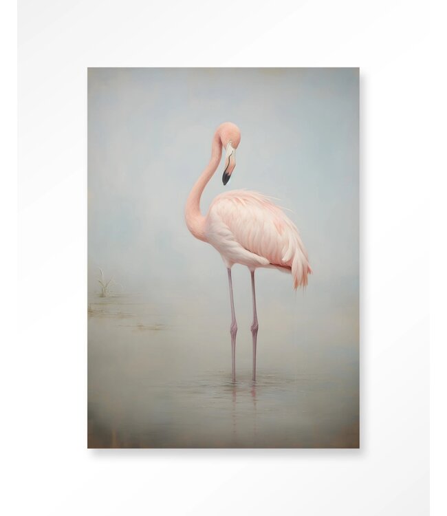 Urban Cotton Wandkleed Flamingo Vintage