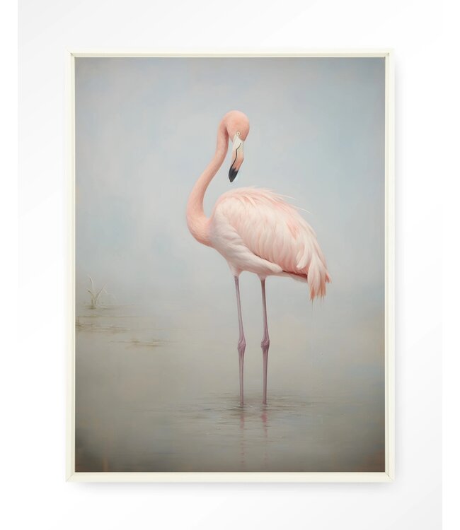 Urban Cotton Wandkleed Flamingo Vintage